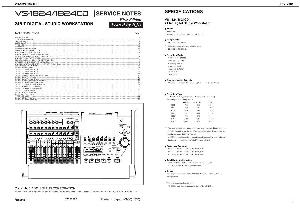 Сервисная инструкция Roland VS-1824, VS-1824CD ― Manual-Shop.ru