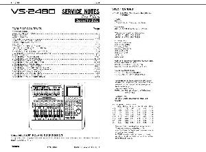 Сервисная инструкция Roland VS-2480 ― Manual-Shop.ru