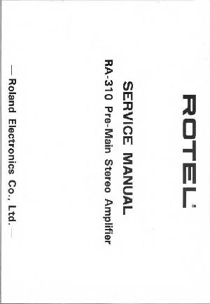 Сервисная инструкция Rotel RA-310 ― Manual-Shop.ru