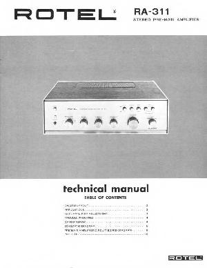 Service manual Rotel RA-311 ― Manual-Shop.ru
