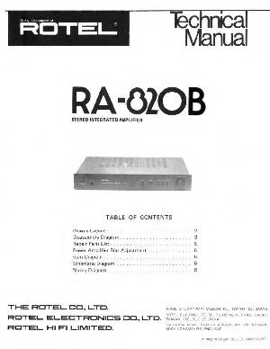 Сервисная инструкция Rotel RA-820B ― Manual-Shop.ru