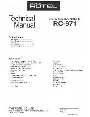 Service manual Rotel RC-971 ― Manual-Shop.ru