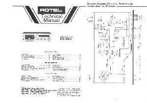 Сервисная инструкция Rotel RD-560  ― Manual-Shop.ru