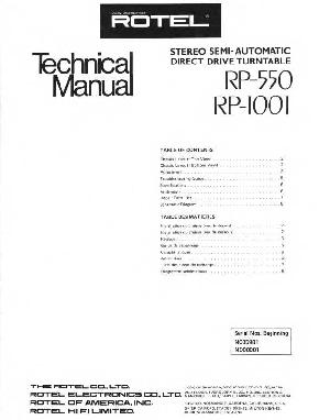 Service manual Rotel RP-1001 ― Manual-Shop.ru