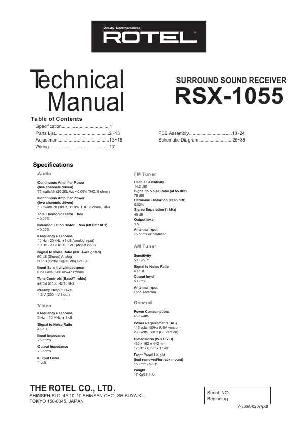 Service manual Rotel RSX-1055 ― Manual-Shop.ru
