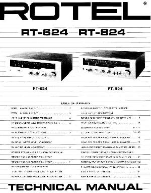 Сервисная инструкция Rotel RT-624 RT-824 ― Manual-Shop.ru