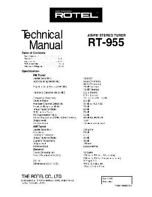 Service manual Rotel RT-955 ― Manual-Shop.ru