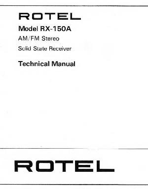 Сервисная инструкция Rotel RX-150A ― Manual-Shop.ru