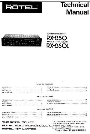 Сервисная инструкция Rotel RX-850, RX-850L ― Manual-Shop.ru