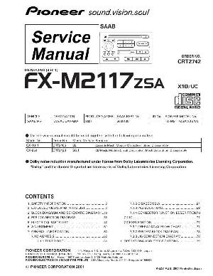 Сервисная инструкция Pioneer FX-M2117 ― Manual-Shop.ru