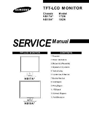 Service manual Samsung 172N 192N ― Manual-Shop.ru
