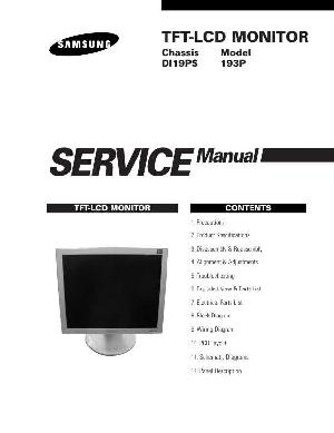 Сервисная инструкция Samsung 193P DI19PS ― Manual-Shop.ru