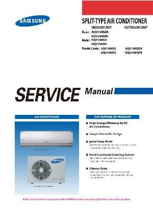 Service manual Samsung AQV18NSD, AQV24NSD ― Manual-Shop.ru
