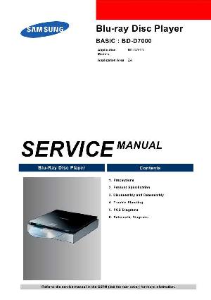 Сервисная инструкция Samsung BD-D7000 ― Manual-Shop.ru