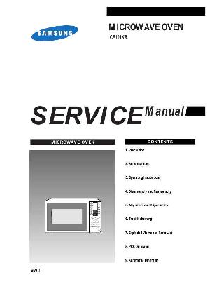 Сервисная инструкция Samsung CE101KR ― Manual-Shop.ru
