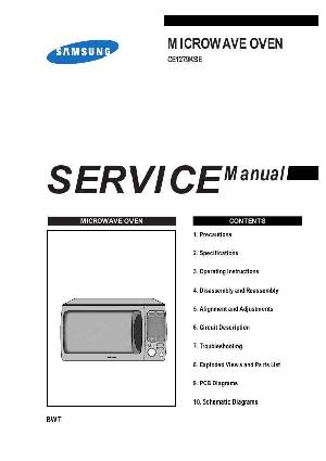Service manual Samsung CE-1279KSE ― Manual-Shop.ru