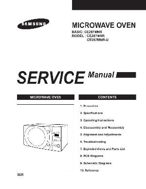 Сервисная инструкция Samsung CE-287MNR ― Manual-Shop.ru
