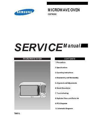 Service manual Samsung CE-979GSE ― Manual-Shop.ru