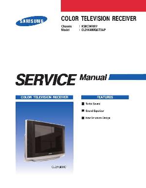 Service manual Samsung CL-21K40MQ KS9C ― Manual-Shop.ru