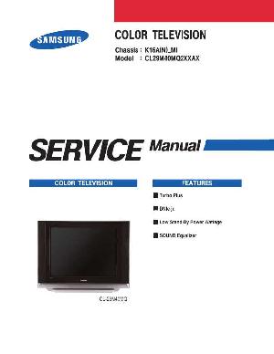 Сервисная инструкция Samsung CL-29M40MQ CH.K16A(M) MI ― Manual-Shop.ru