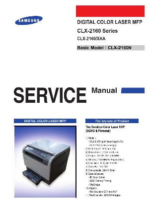 Сервисная инструкция Samsung CLX-2160 ― Manual-Shop.ru