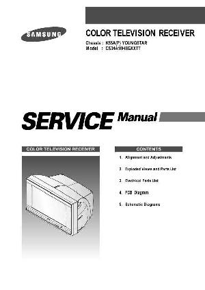 Service manual Samsung CS-34A10HEGXXTT CH.K55A(P) YOUNGSTAR ― Manual-Shop.ru