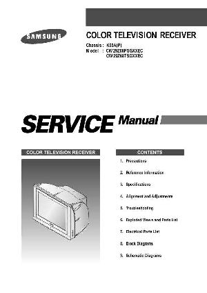 Service manual Samsung CW-29Z68PSG K55A chassis ― Manual-Shop.ru