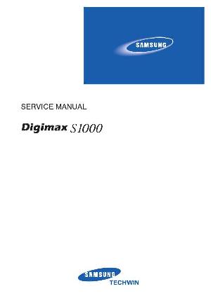 Service manual Samsung Digimax S1000 ― Manual-Shop.ru