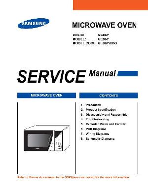 Сервисная инструкция Samsung GE-86Y ― Manual-Shop.ru