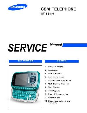 Сервисная инструкция Samsung GT-B3310 ― Manual-Shop.ru