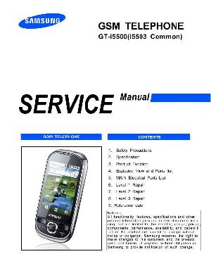 Сервисная инструкция Samsung GT-I5500 ― Manual-Shop.ru