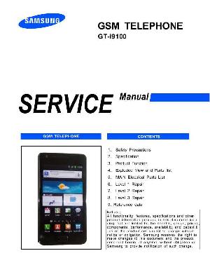 Сервисная инструкция Samsung GT-I9100 GALAXY S II ― Manual-Shop.ru