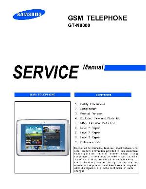 Сервисная инструкция Samsung GT-N8000 GALAXY-NOTE-10.1 ― Manual-Shop.ru