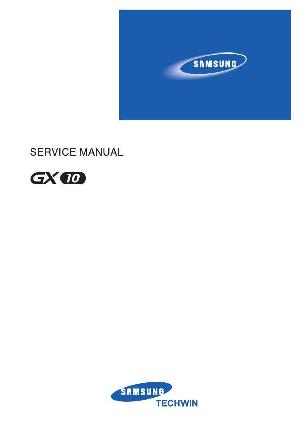 Сервисная инструкция Samsung GX-10 ― Manual-Shop.ru