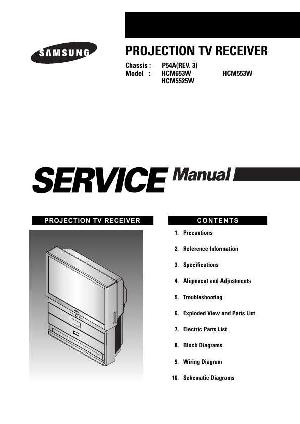 Сервисная инструкция Samsung HCM-5525W, HCM-653W, P54A ― Manual-Shop.ru