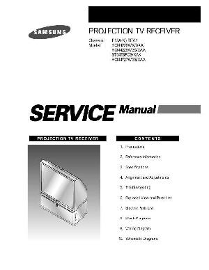 Сервисная инструкция Samsung HCN-4226W, HCN-4727W, P55A(N) ― Manual-Shop.ru
