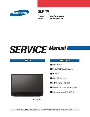 Сервисная инструкция Samsung HL-T5675S ― Manual-Shop.ru