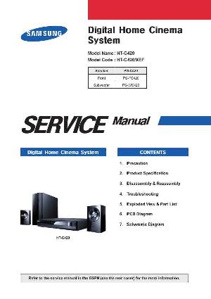 Сервисная инструкция Samsung HT-C420 ― Manual-Shop.ru