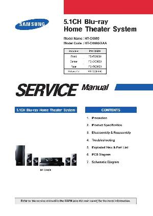 Service manual Samsung HT-C6600 ― Manual-Shop.ru