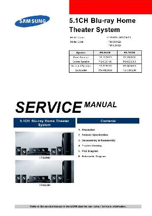 Сервисная инструкция Samsung HT-D5100, HT-D5300 ― Manual-Shop.ru