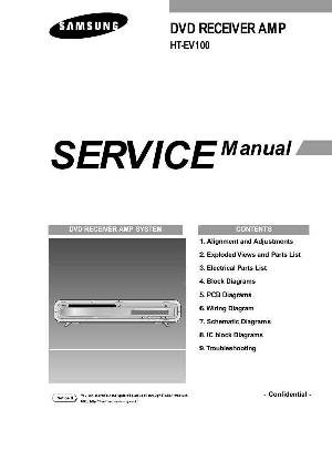 Сервисная инструкция Samsung HT-EV100 ― Manual-Shop.ru