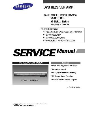 Сервисная инструкция Samsung HT-TP32, HT-TP33, HT-TWP32, HT-TWP34, HT-UP30, HT-WP30 ― Manual-Shop.ru