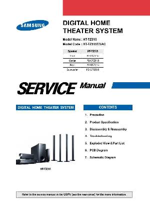 Сервисная инструкция Samsung HT-TZ515 ― Manual-Shop.ru