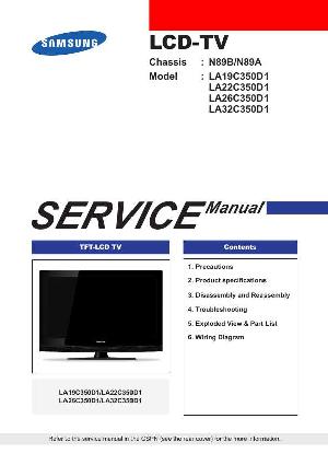 Сервисная инструкция Samsung LA-19C350D1, LA-22C350D1, LA-26C350D1, LA-32C350D1 ― Manual-Shop.ru