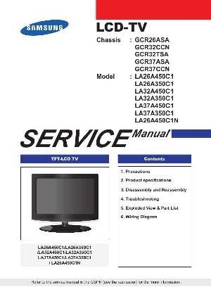 Service manual Samsung LA-26A350C1, LA-32A350C1, LA-37A350C1, LA-26A450C1, LA-26A451C1 ― Manual-Shop.ru