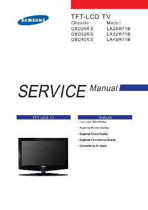 Сервисная инструкция Samsung LA-26R71B, LA-32R71B, LA-40R71B ― Manual-Shop.ru