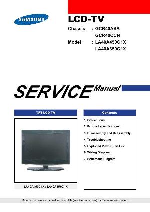 Сервисная инструкция Samsung LA-40A350C, LA-40A450C ― Manual-Shop.ru