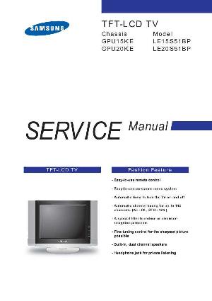 Сервисная инструкция Samsung LE-15S51BP, LE-20S51BP ― Manual-Shop.ru