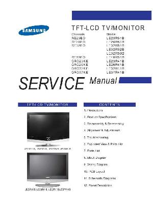 Сервисная инструкция Samsung LE-23R51B, LE-26R51B, LE-32R51B, LE-32R53B, LE-40R51B, REXXEO шасси ― Manual-Shop.ru