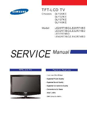 Сервисная инструкция Samsung LE-26R73BD, LE-32R73BD, LE-37R74BD, LE-40R73BD, LE-40R74BD, GLYXXKE шасси ― Manual-Shop.ru